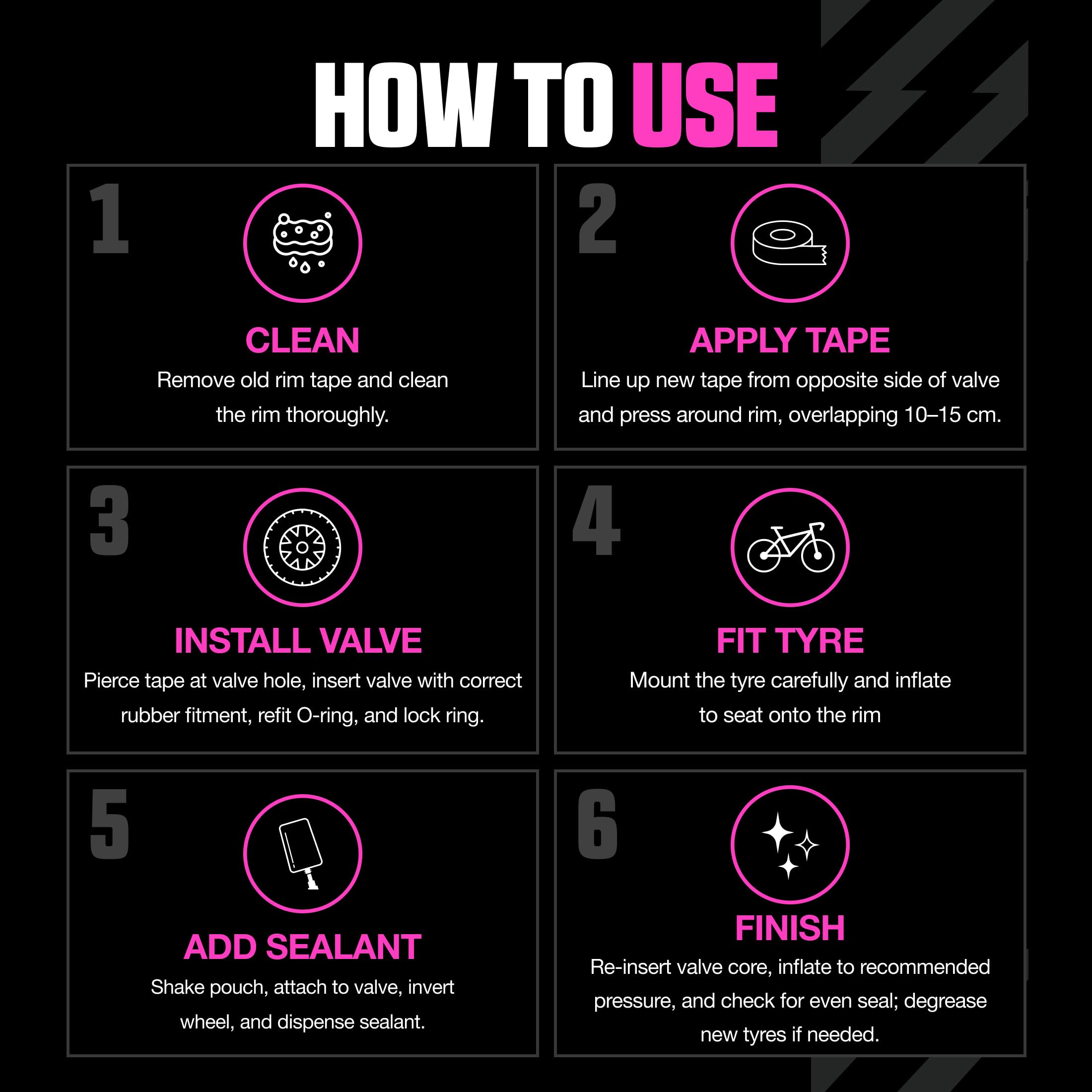 Muc-Off No Puncture Hassle Tubeless Sealant, 1 l - Liquido Tubeless Avanzato con Colorante Tracciante UV - Lattice per Tubeless Sigilla Strappi e Fori Fino a 6 mm