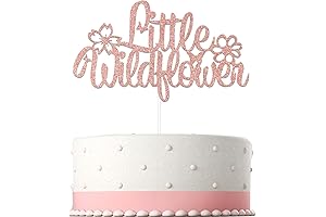 Little Wildflower Cake Topper: Celebrate the Arrival of Your Baby Girl