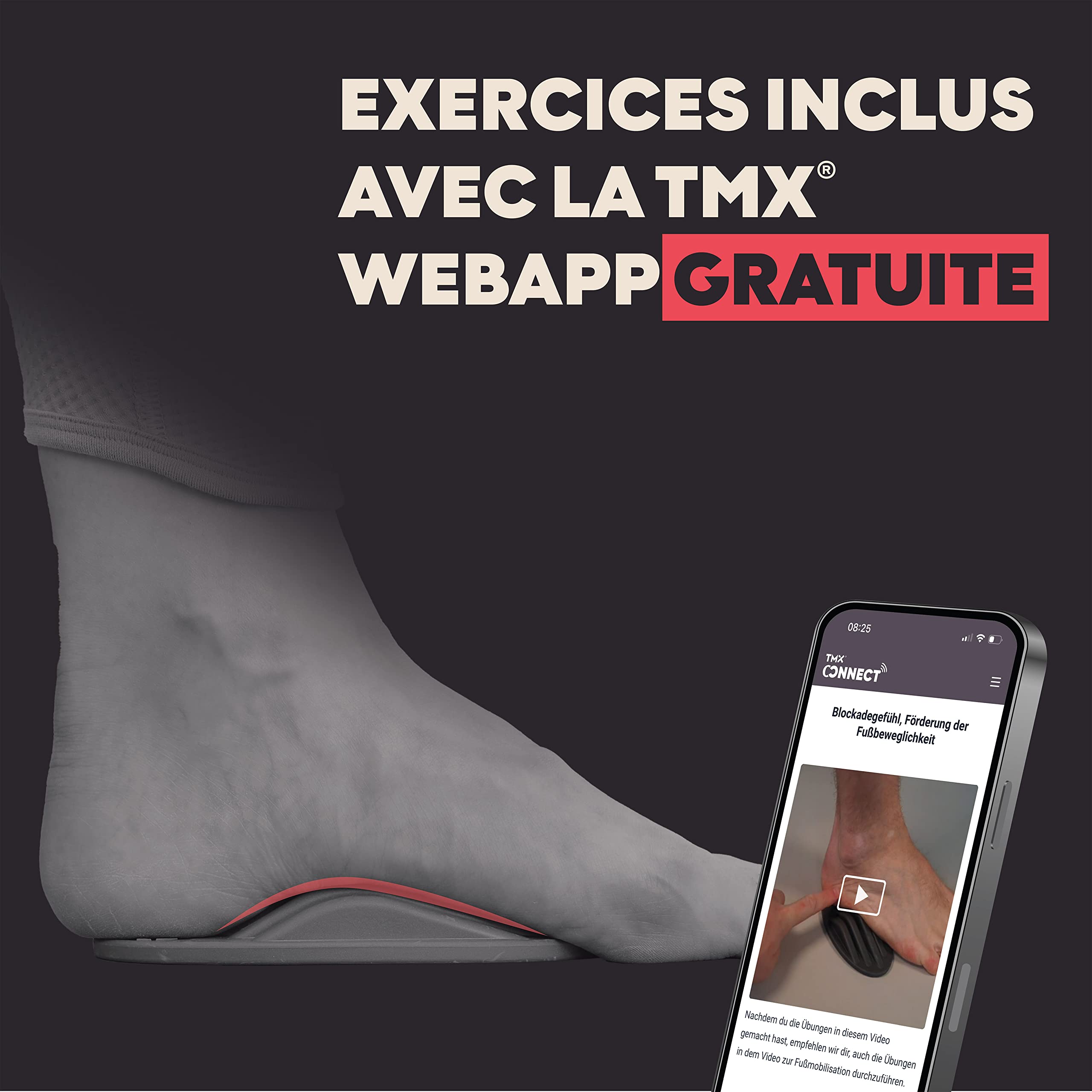 TMX Trigger Meta by Blackboard® Pied de mobilisation Noir Taille unique