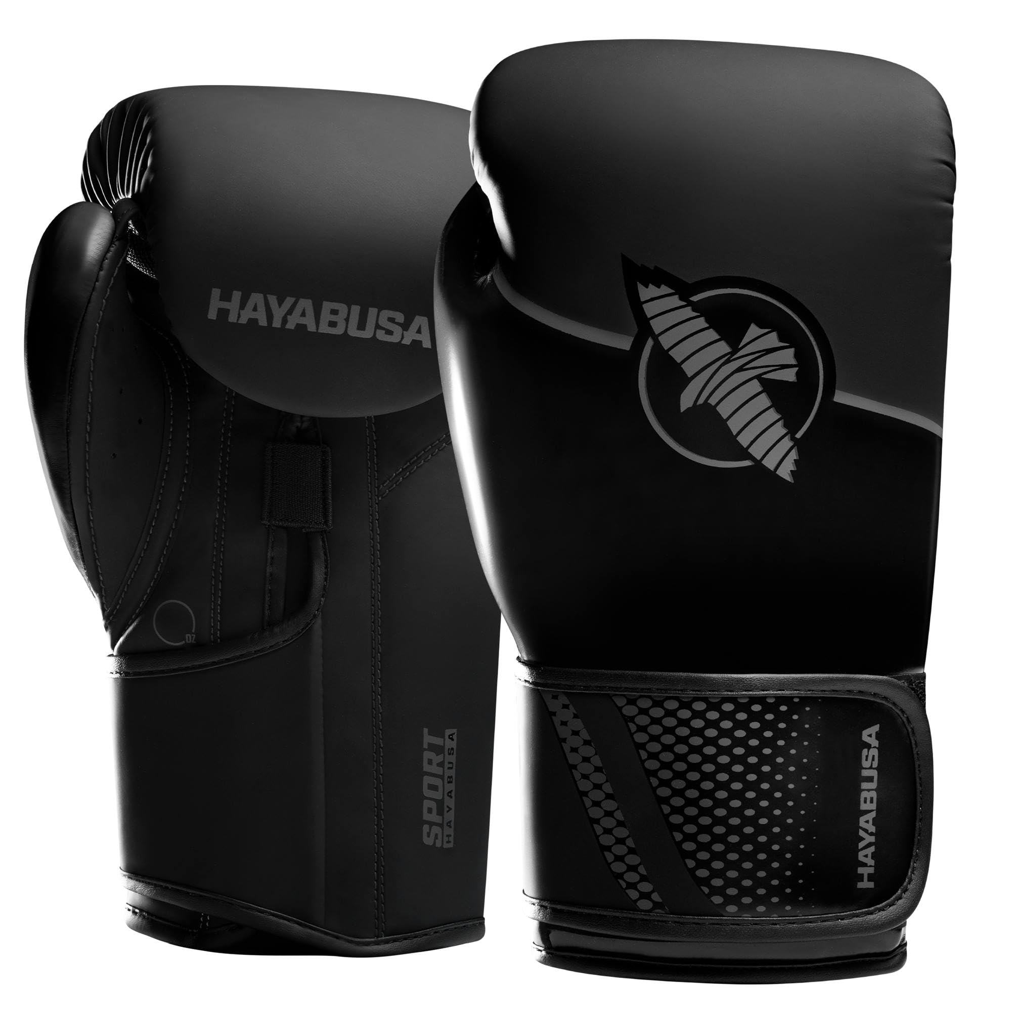 Hayabusa Sport Boxing Gloves for Men and Women – Dual-Splinted Wrist Support, Multi-Density Foam Padding, Contoured Fit – Ideal for Boxing, Kickboxing
