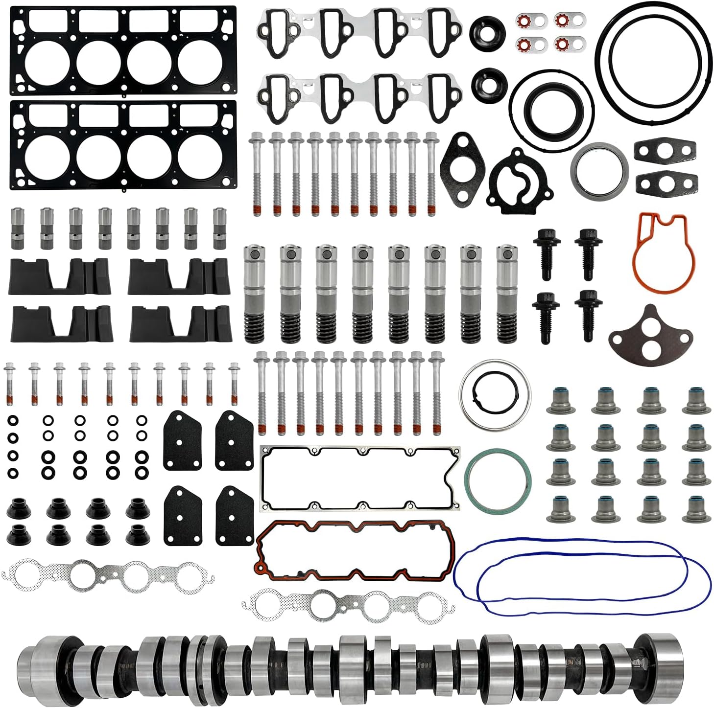 5.3 AFM DOD Disable Cam Camshaft Lifters Kit Head Gasket Compatible with GMC Chevy 2007-2013 Sierra Yukon Envoy Silverado Suburban Tahoe 5.3L V8, 12625436 HS26191PT