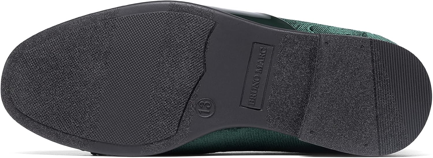 Bruno Marc Boys Dress Shoes Formal Patent Velvet Tuxedo Oxford Shoes - Image 4