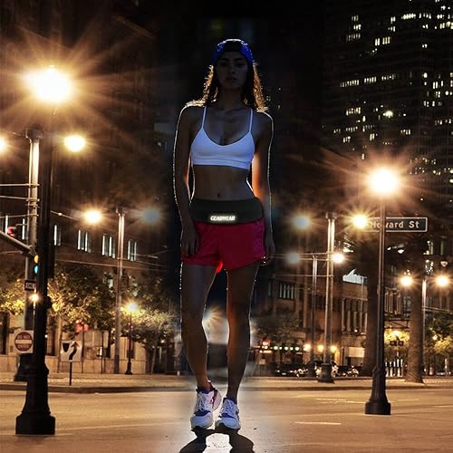 Miniatura 6 de Cinturón para correr  Riñonera de corredor para mujeres y hombres  Cintura ajustable para almacenamiento de teléfono