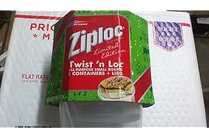 3 Twist 'n Loc All Purpose Small Round,2 Cup Containers & Lids Ed