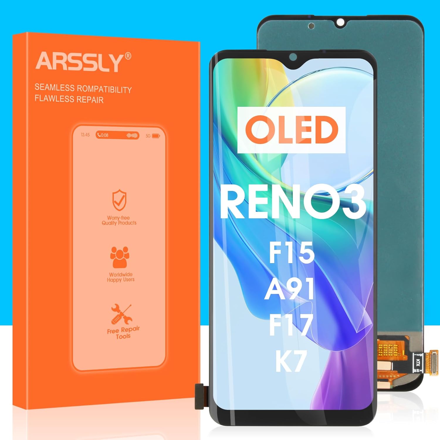 Ecran Lcd vitre tactile pour Oppo Find X2 Lite RENO 3 / OPPO A91 / OPPO Ecran Lcd vitre tactile pour Oppo Find X2 Lite RENO 3 / OPPO A91 / OPPO