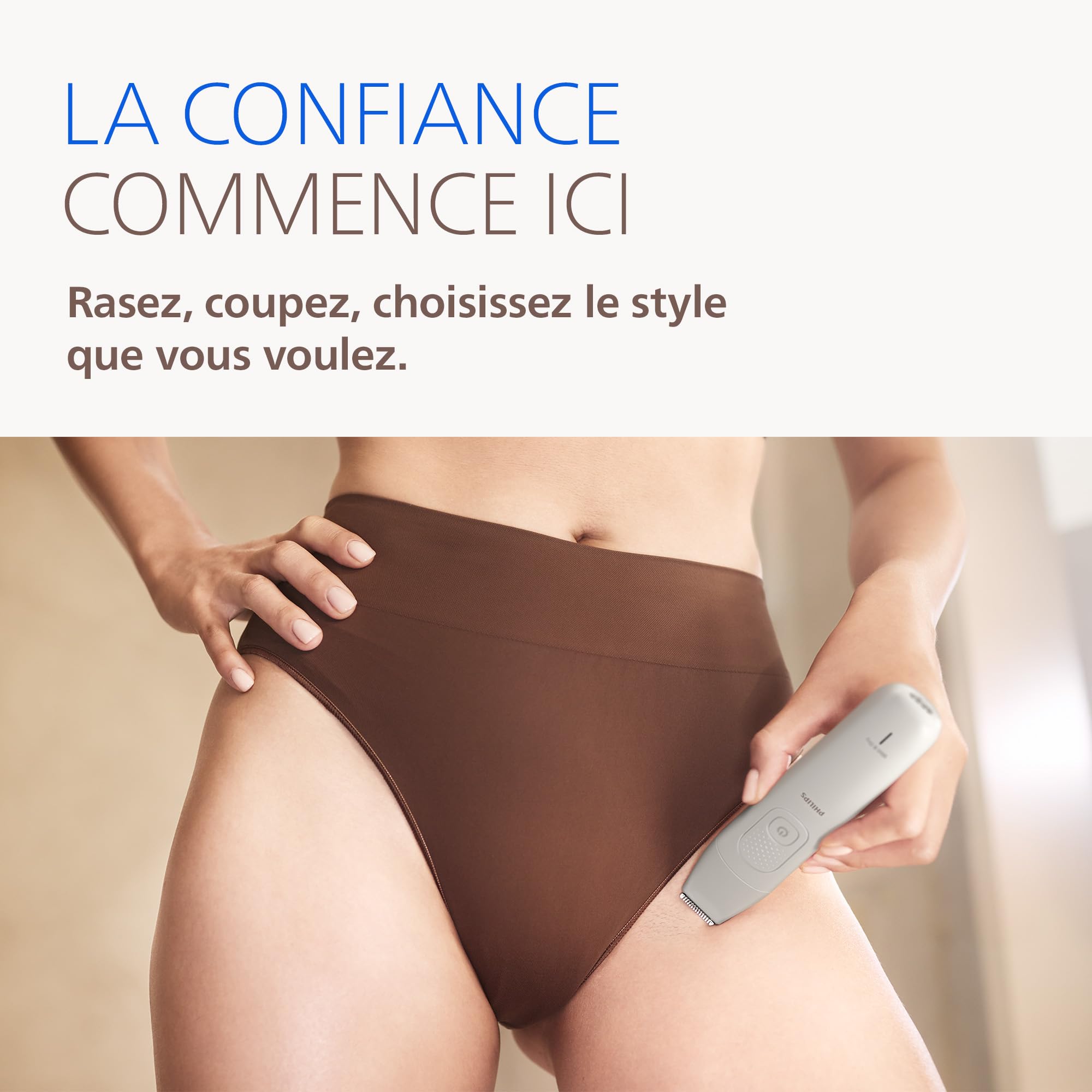 Philips Beauty Set – ensemble tout-en-un corps, visage, maillot et pieds, utilisation sans fil sur peau sèche ou humide, épilateur électrique, soin corps et peau, 12 accessoires, modèle BRE749/00