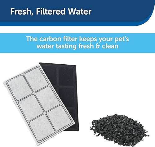 Miniatura 3 de PetSafe Drinkwell Replacement Premium Carbon Filters Dog and Cat Water Fountains Fresh Filtered Water Available in 3-Pack - PAC00-13070 6-Pack