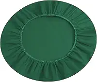 Capa Sousplat Redondo Liso Tecido Oxford 35x35cm Jogo Americano Mesa Posta Verde