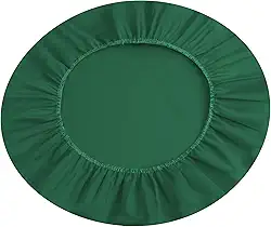 Kit 4 Capas Sousplat Redondo Liso Tecido Oxford 35x35cm Jogo Americano Mesa Posta 4 Lugares Verde