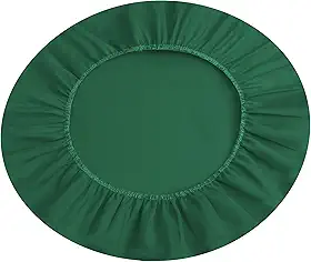 Capa Sousplat Redondo Liso Tecido Oxford 35x35cm Jogo Americano Mesa Posta Verde