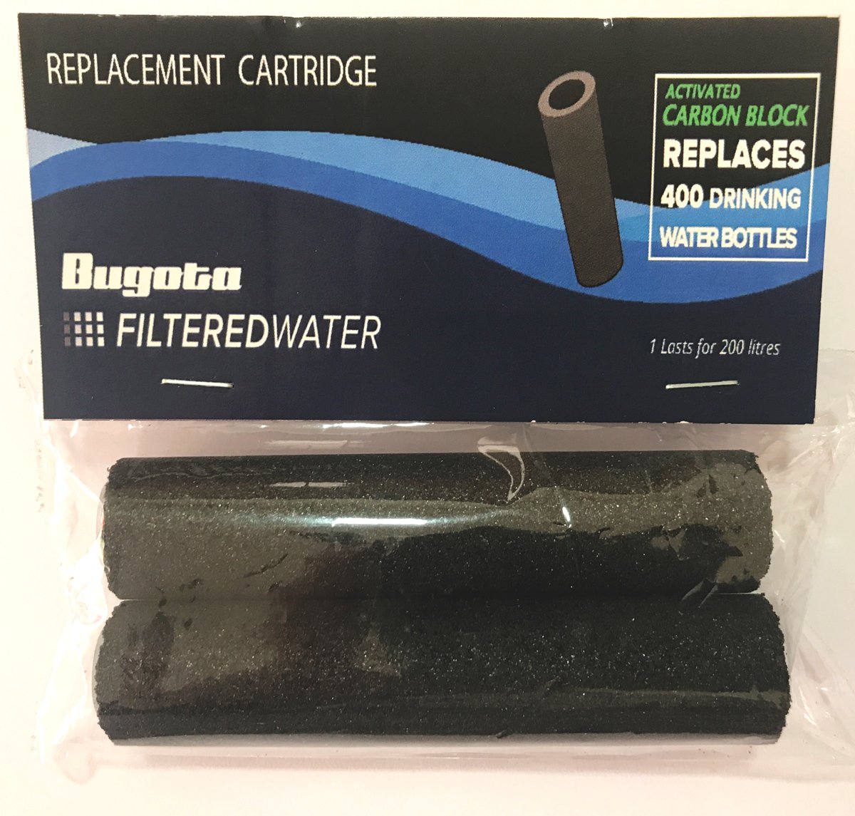 Bugota Filtered Water Purifier Bottle Replacement Cartridge