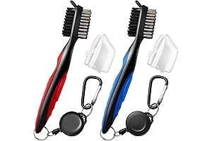 Professional GroveItBrush Golf Club Brush with Zip-line