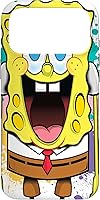 Vista 22 de Funda para iPhone 17 de Bob Esponja con salpicaduras de pintura