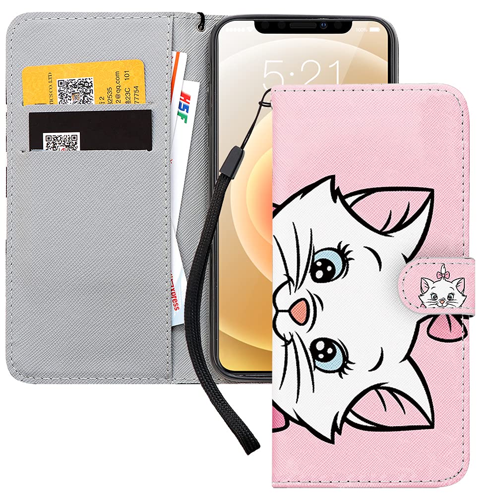 JEFFENEN Cover Portafoglio Per Xiaomi Redmi Note 10 (6.43") - Cartoon Rana Arancia, Pelle Con Slot Porta Carte E Chiusura Magnetica, Funzione Cavalletto - copertina
