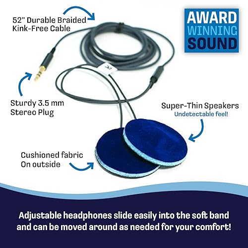 Miniatura 4 de CozyPhones Auriculares de Diadema Sobre la Oreja - Auriculares para Niños con Volumen Limitado con Altavoces Delgados y Diadema de Forro Polar Súper