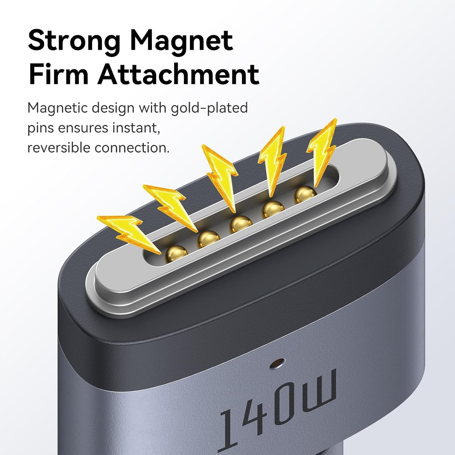 mcdodo 140W USB-C to Magsafe 3 Cable for MacBook Pro M5 Charging, 2-in-1Magnetic 3 & USB-C Cable Compatible with MacBook Pro/Air M5 M4 M3 M2 M1(2021-2025)-6.6FT