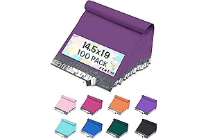 14x17 Purple Poly Mailers For Shipping 100 Pack