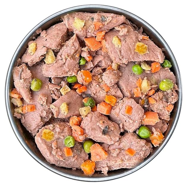 Foto 3 de 7 de Fidelis Comida Cocinada Tarro Cristal para Perros y Cachorros, 70% Pollo Cocido, Batatas, Verduras y Frutas…