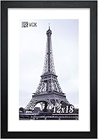 Vista 53 de VCK Marco de Madera de 18x24 Pulgadas para Pósteres, Impresiones, Fotos, Imágenes, Mapas, Certificados y Obras de Arte Negro
