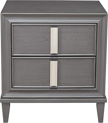 Miniatura 5 de Lorraine - Mesita de noche, color gris