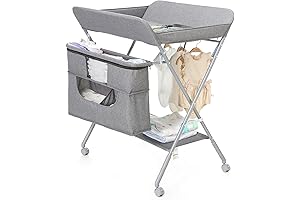 Portable Baby Changing Station with Ample Storage