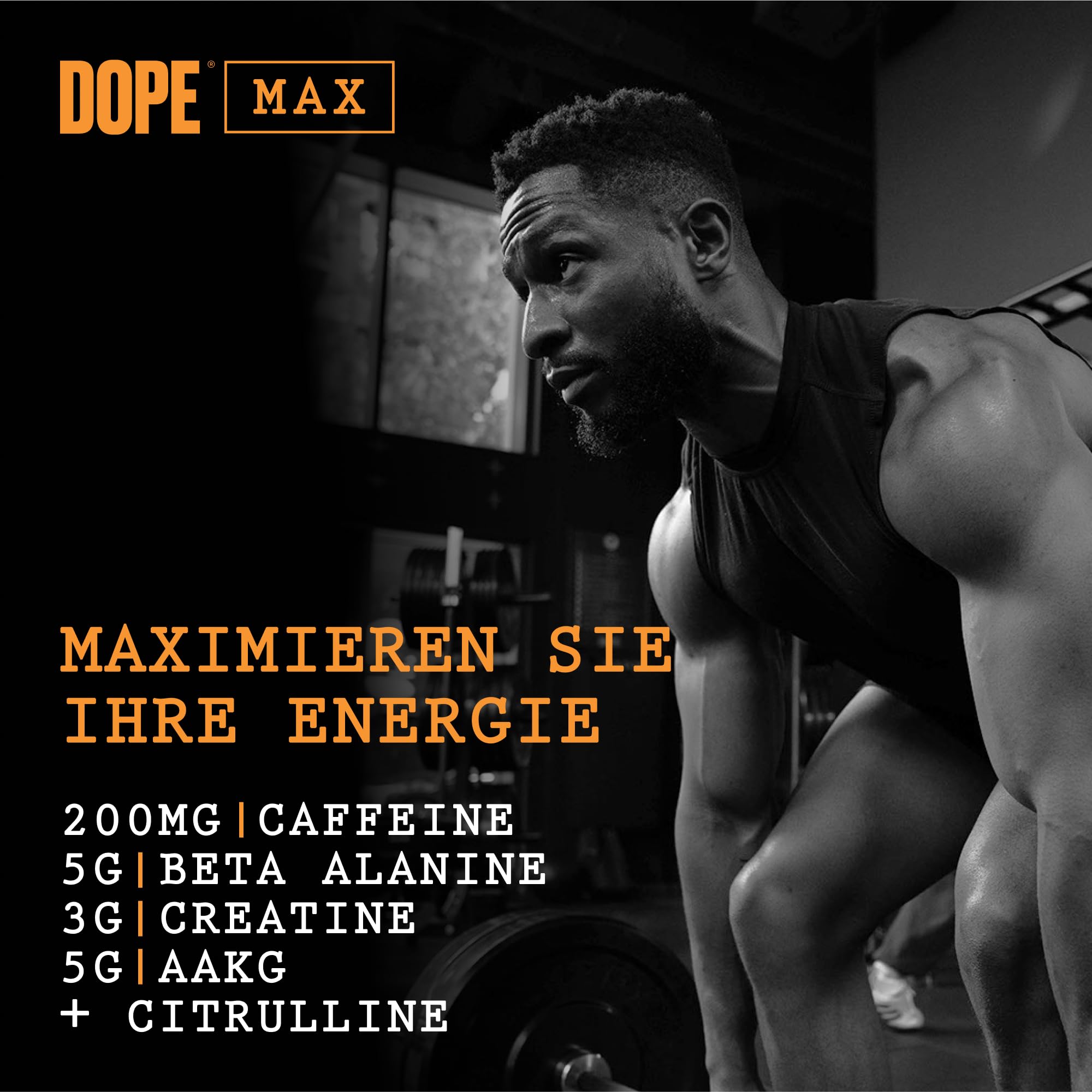 Bulk Dope Max Pre-Workout Pulver | 563 g | 25 Portionen | 200 mg Koffein | 5 g Beta-Alanin | 3 g Kreatin | AAKG & Citrullin | Mit Himalaya-Kristallsalz aus Punjab, Pakistan | Saurer Apfel