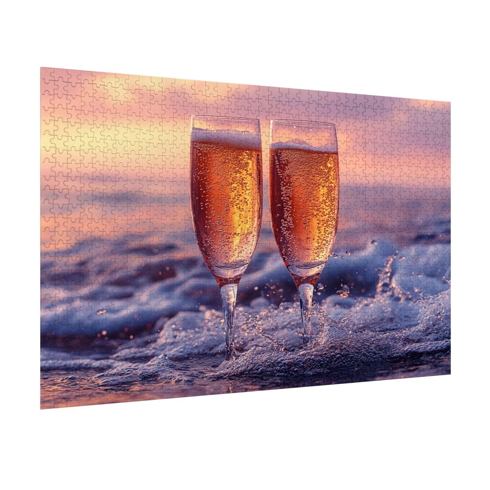 Puzzle 3000 Pezzi bicchiere Puzzle Adulti, Gioco Educativo, n-363 | Jigsaw Puzzles spiaggia, Impossibile Difficile Sfida, Classici Gioco Familiare, Giochi Divertenti, Idee Regalo