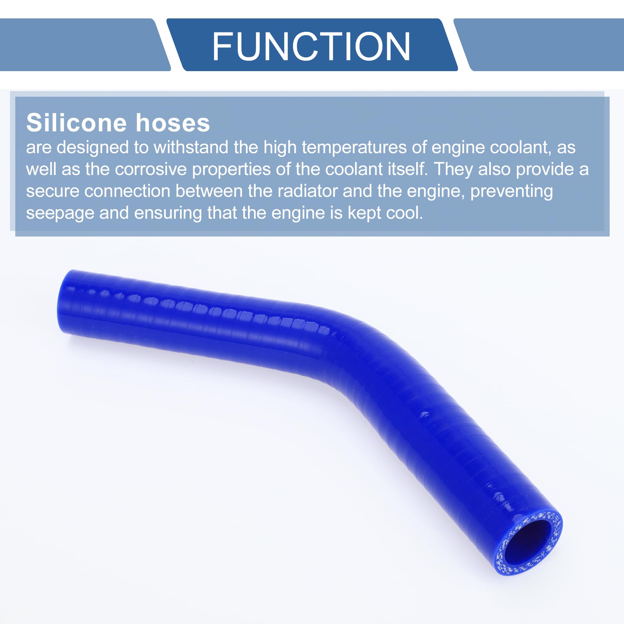 Manguera De Silicona De 135 Grados Para Coche | 19mm X 120mm | Resistente A Altas Temperaturas Y Corrosión | Universal