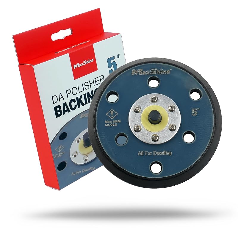 Prato de Suporte de 12,7 cm para Politriz Dual Action Maxshine com Hook-and-Loop e Rosca de 7,9 mm (5/16 pol.)