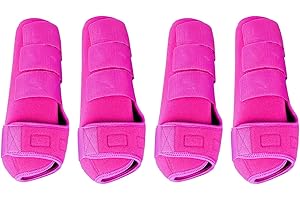 Protectores para caballos 4 piezas ajustables, cómodos y duraderos