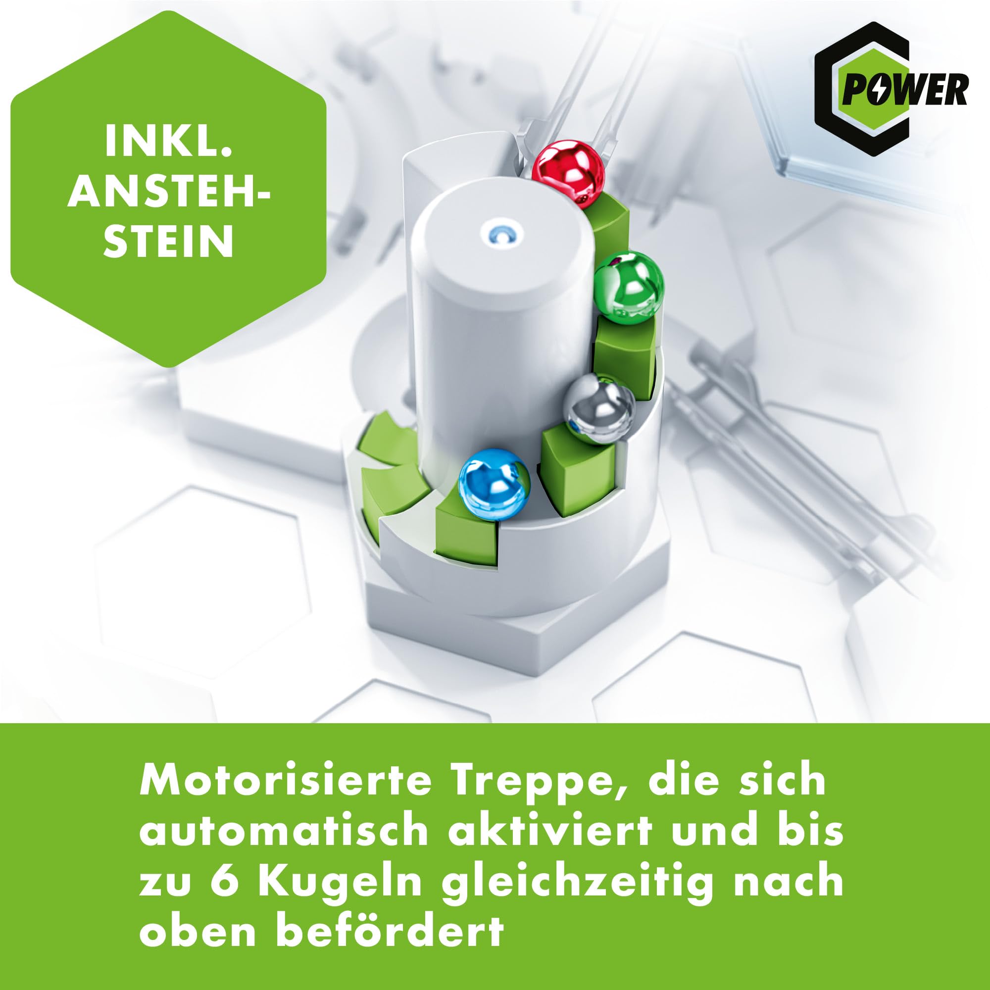 Ravensburger GraviTrax Power Element Elevator. Elektronisches Zubehör für spektakuläre Kugelbahnen, für Kinder ab 8 Jahren