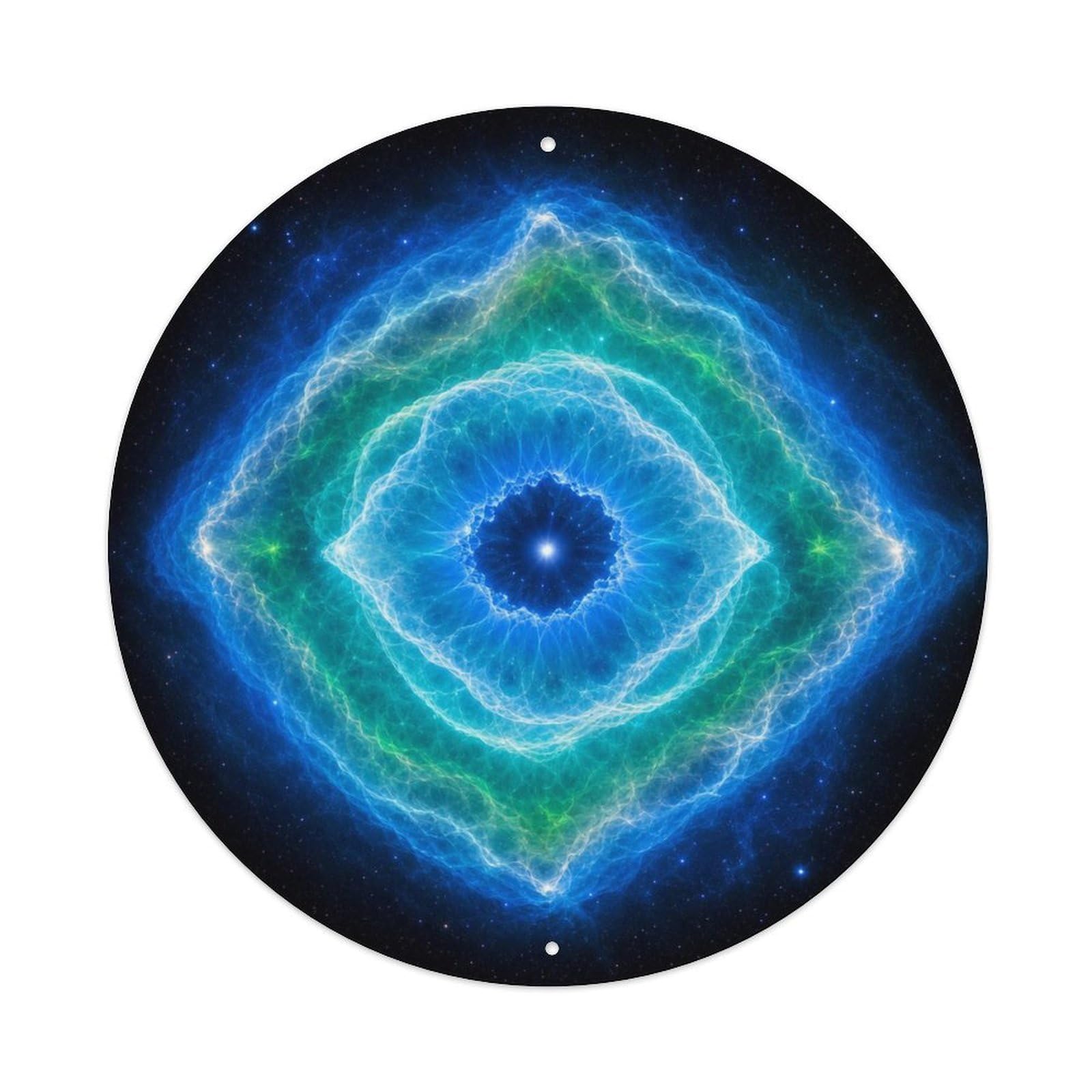 Odgynaw 8X8inch(20X20cm) Celestial Ngc 3242 Ghost Of Jupiter Nebula Deep Space Metal Tin Sign