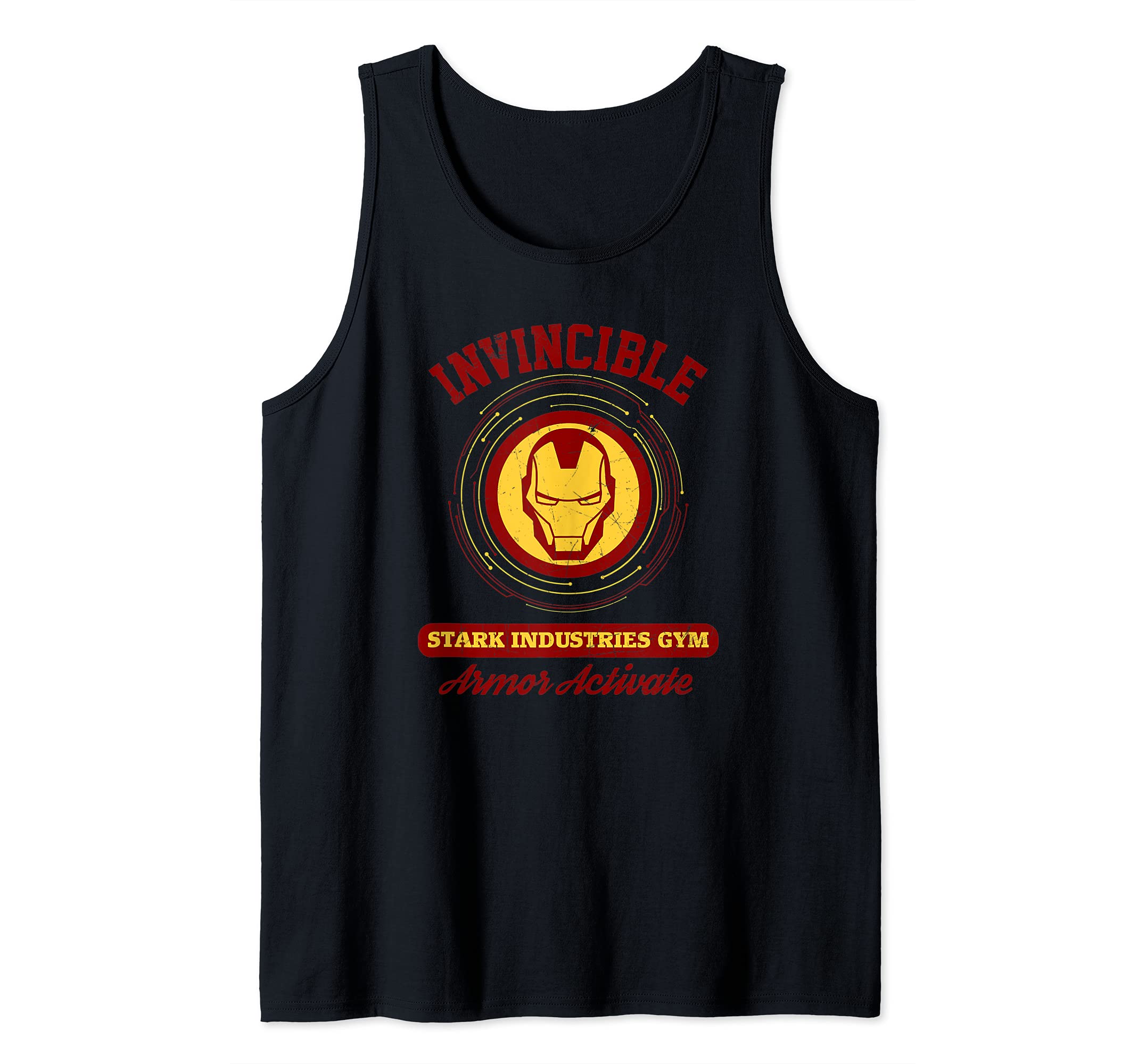 MarvelIron Man Invincible Stark Industries Gym Tank TopOEKO-TEX STANDARD 100