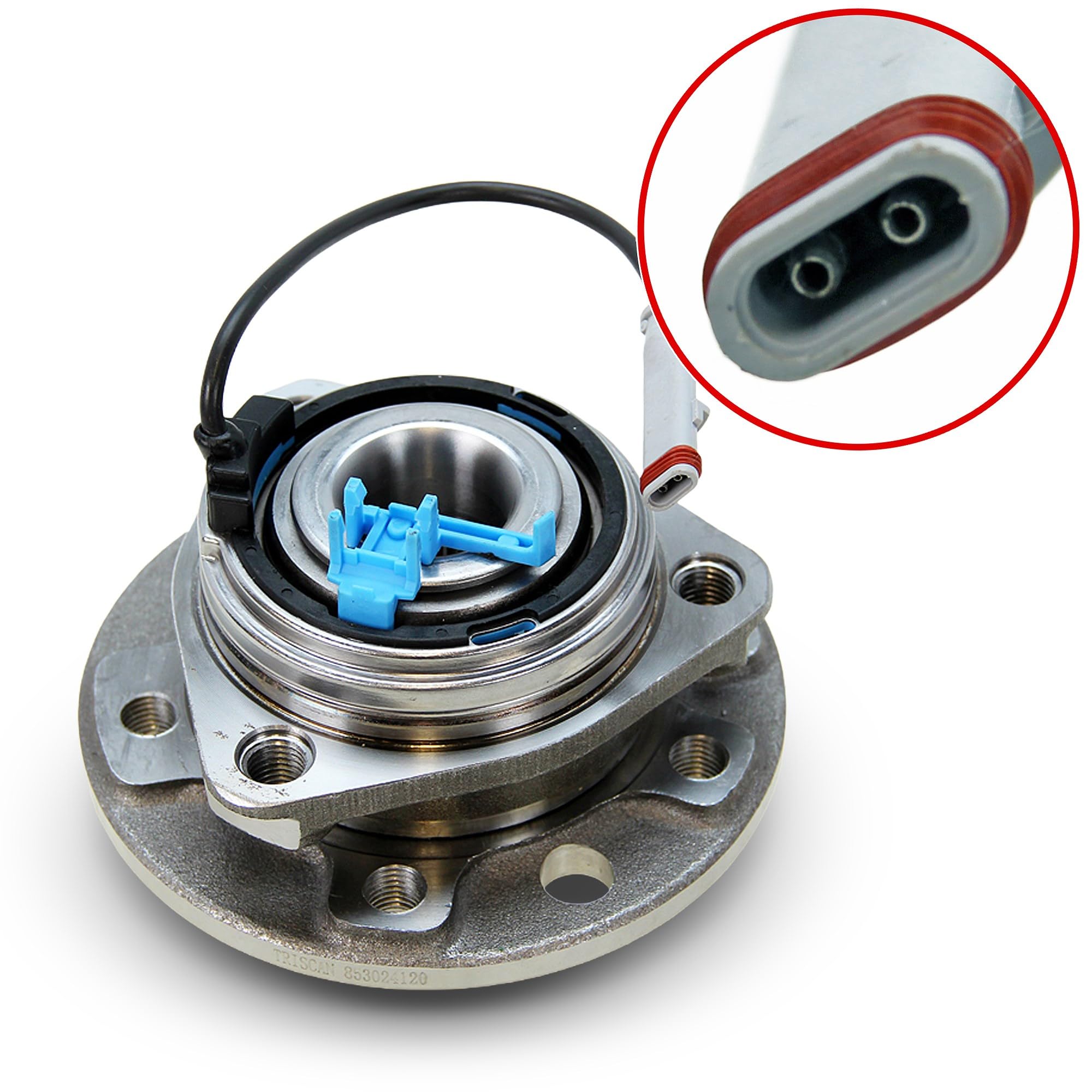 ATEC Germany 2x Juego de cojinetes de cubo de rueda delantero con sensor