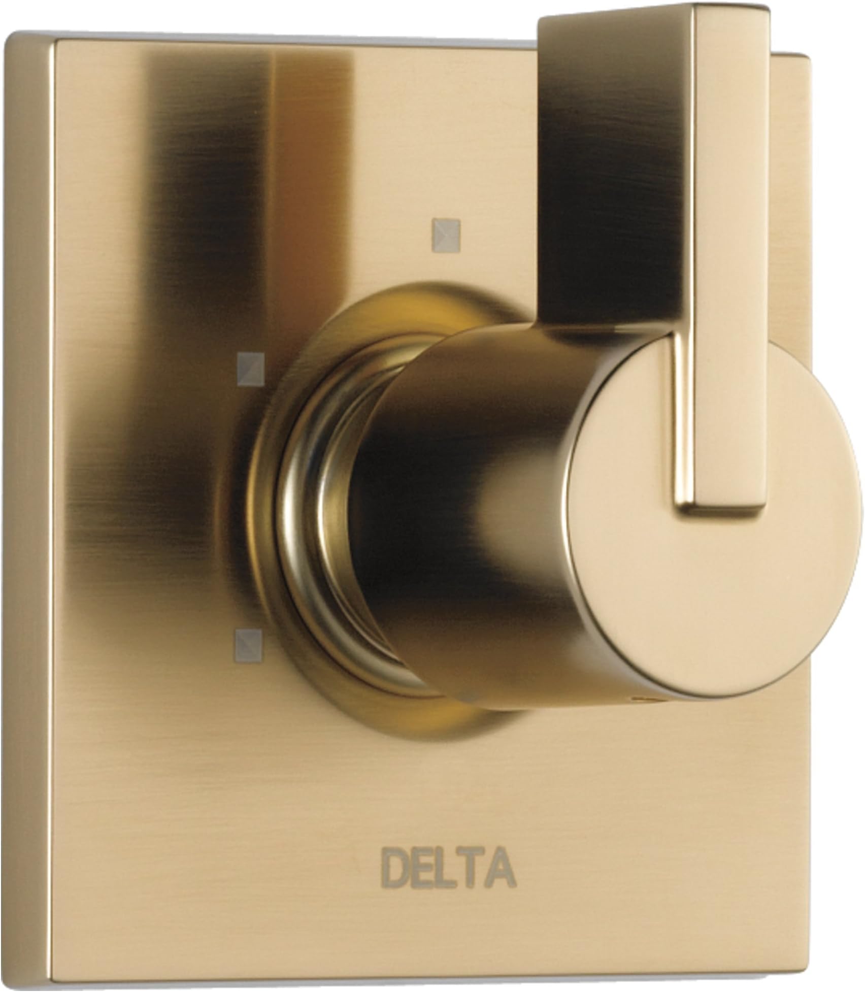 Faucet Vero 3-Setting Shower Handle Diverter Trim Kit, Diverter Valve Trim Kit Gold, 3 Way Shower Diverter, Delta Diverter Trim, Champagne Bronze T11853-CZ (Valve Not Included)