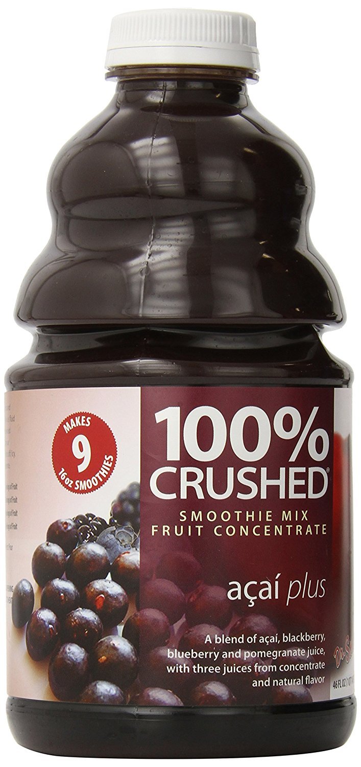 Dr. Smoothie 100% Crushed Fruit Concentrate, Orange Tangerine, 46-Ounce Bottles (Pack of 2)