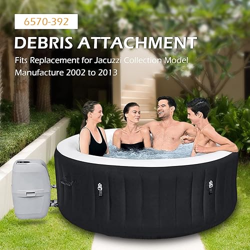 Miniatura 7 de POOLOOP 6570-392 - Reemplazo de accesorios de desechos para jacuzzi jacuzzi, se adapta a modelos de colección de fabricación de 2002 a 2013 (paquete