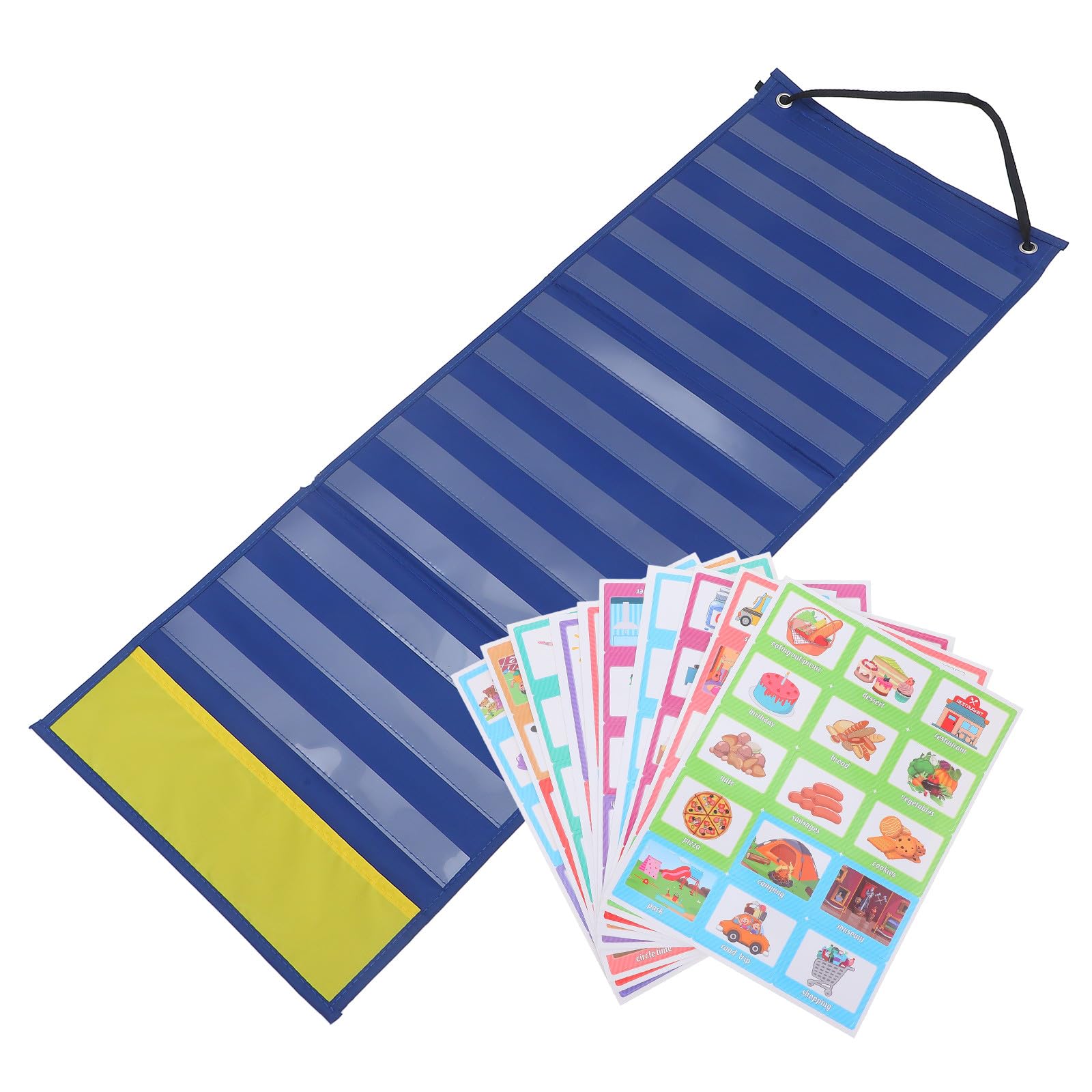 ULTECHNOVO Calendario Visual Tabla de Tareas y Rutinas Diarias, Material de Poliéster y Pvc, Adecuado para Uso en Casa y Escuela, Desarrollo de Hábitos y Recompensas