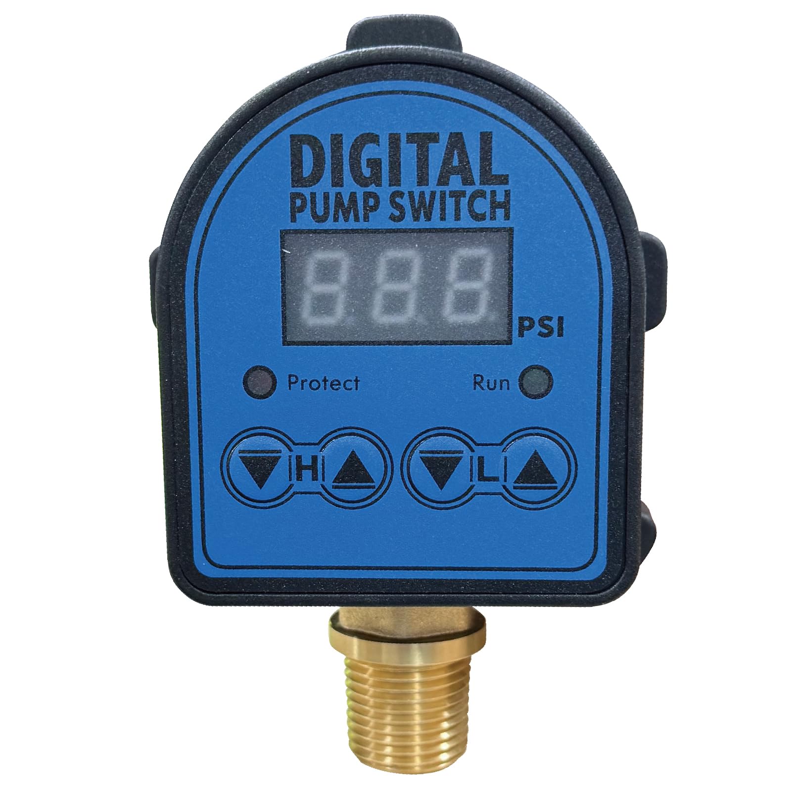 Digital Pressure Switch for Well Pump, Water Pump, 110V/220V 10A/5A, Adjustable Pressure Controller 0-230PSI, with 1/2 inch Male NPT Thread Connection