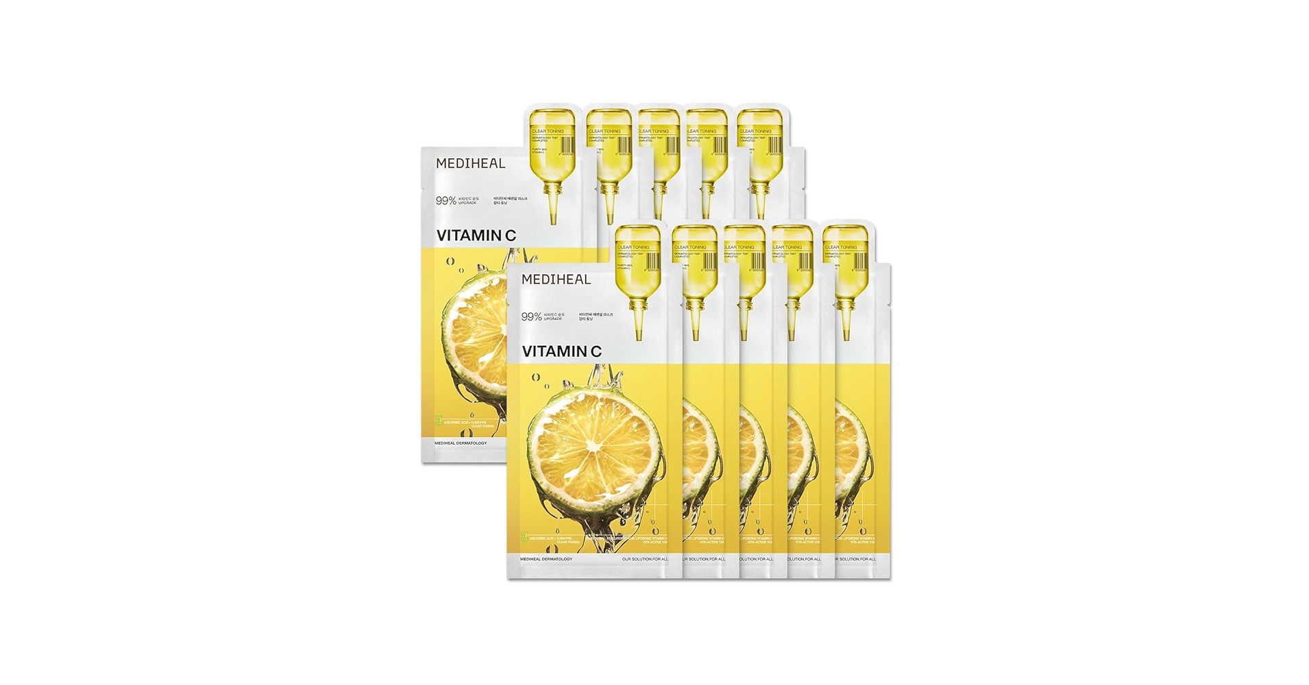 Amazon.com : Mediheal Vitamin C Essential Sheet Mask Clear