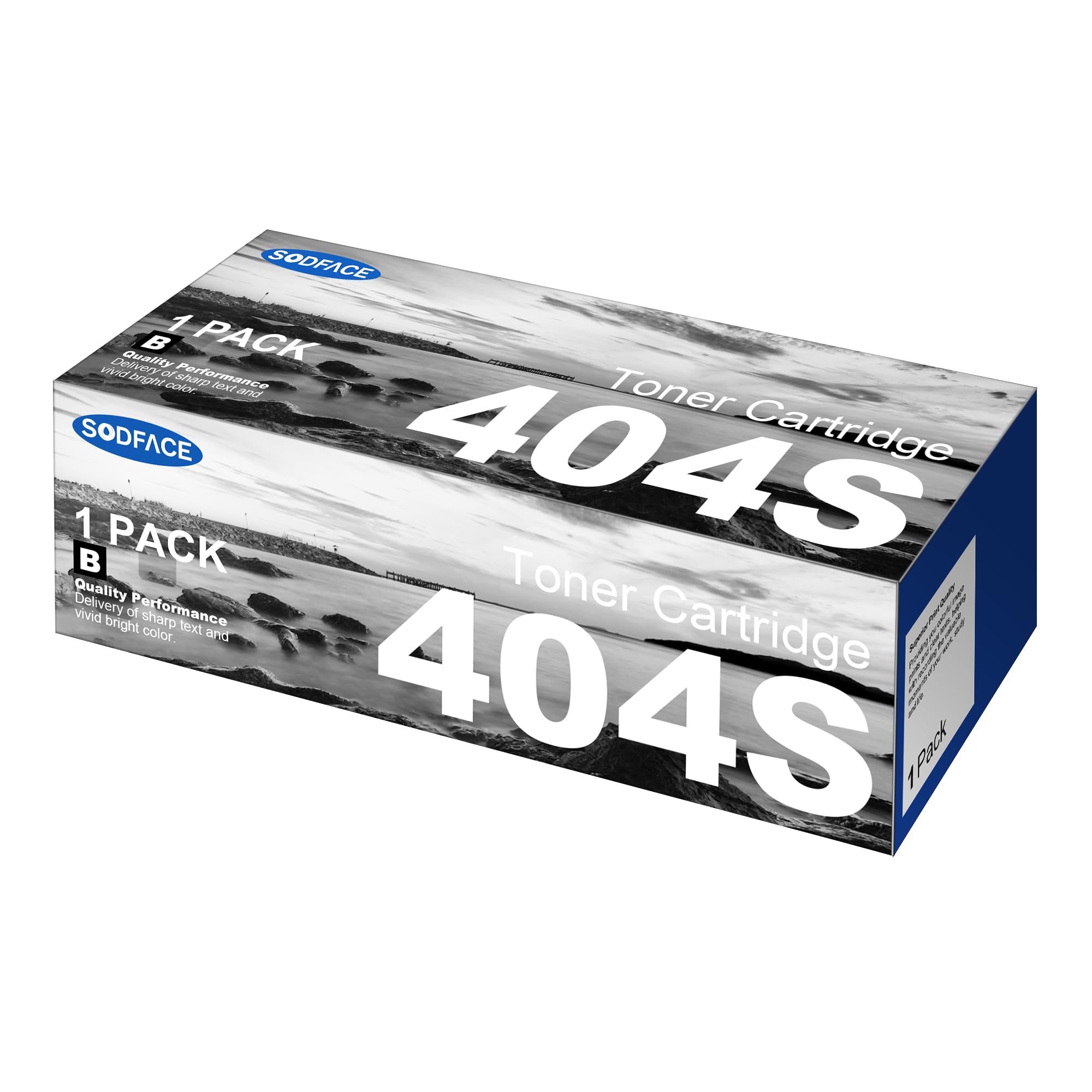 SODFACE CLT-K404S P404C Toner Kompatibel für Samsung C480W Toner für Xpress SL C480FW C48X C480 C480FN C430W C43X C430 CLT-404S CLT-K404S CLT-C404S CLT-Y404S CLT-M404S (Schwarz, 1er-Pack)