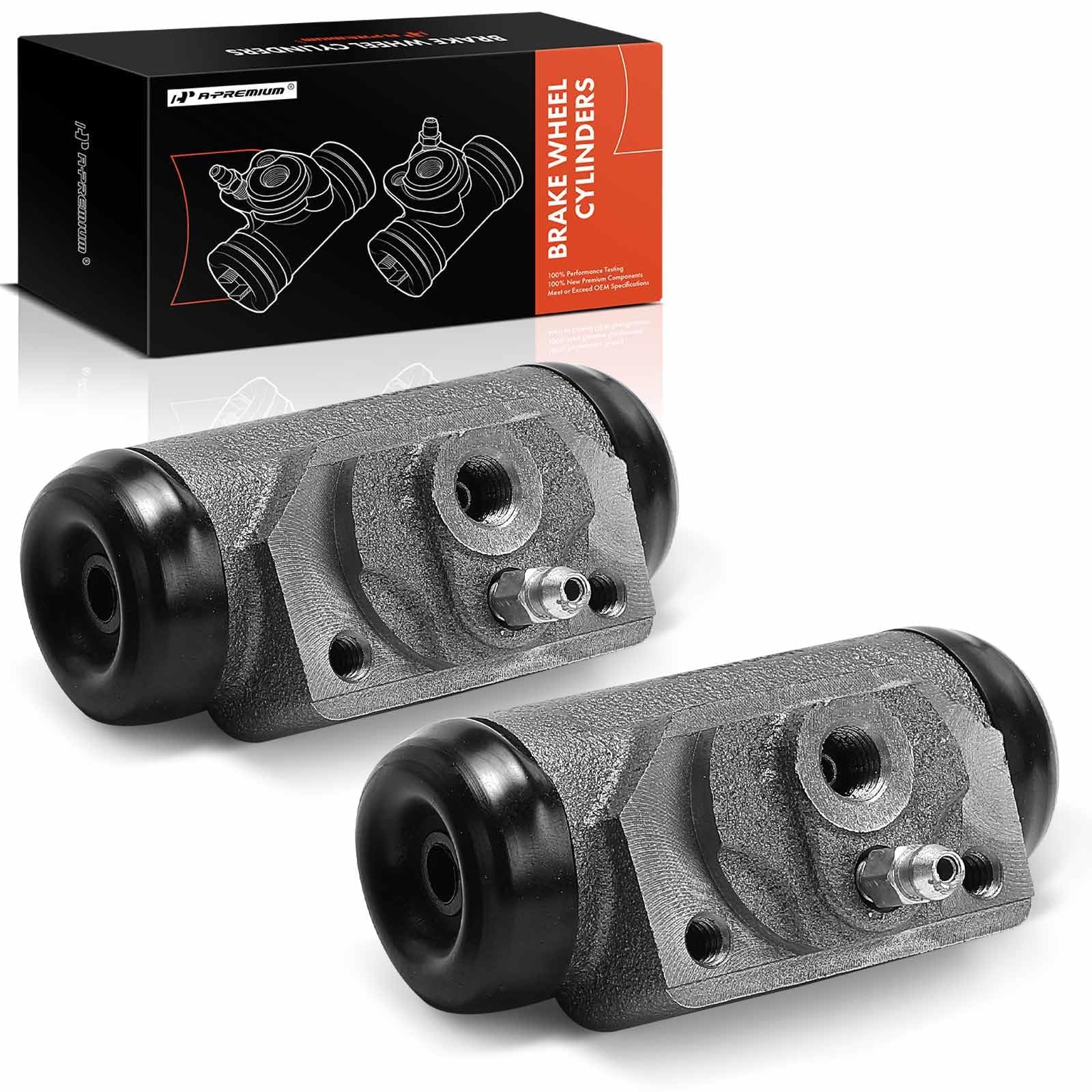 A-Premium Rear Drum Brake Wheel Cylinder Compatible with Select Chrysler, Dodge and Plymouth Models - Imperial, B100, B100 Van, B100 Van, B200, B200 Van, B200 Van, D100, D100 Pickup, 2-PC Set