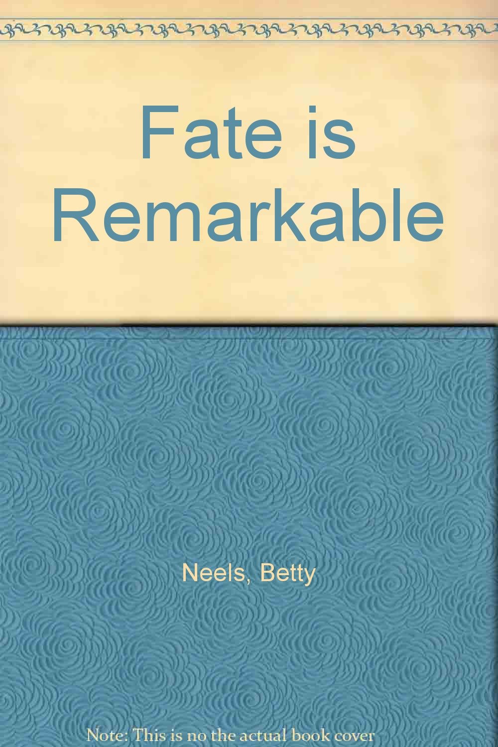 Buy Fate is Remarkable โ BookShops.in