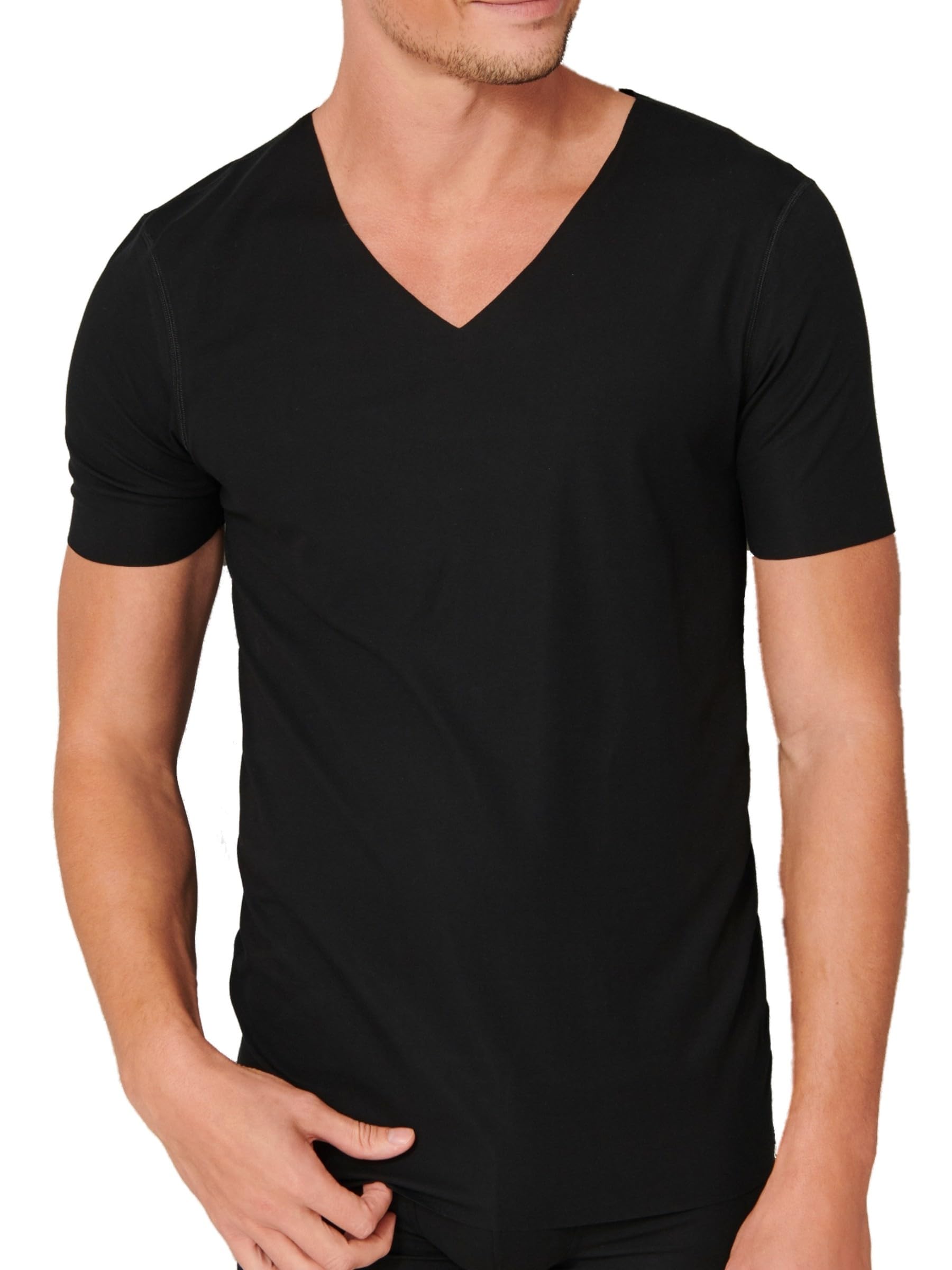 Schiesser Laser Cut V-Neck Maillot de Corps sous-vêtement Homme