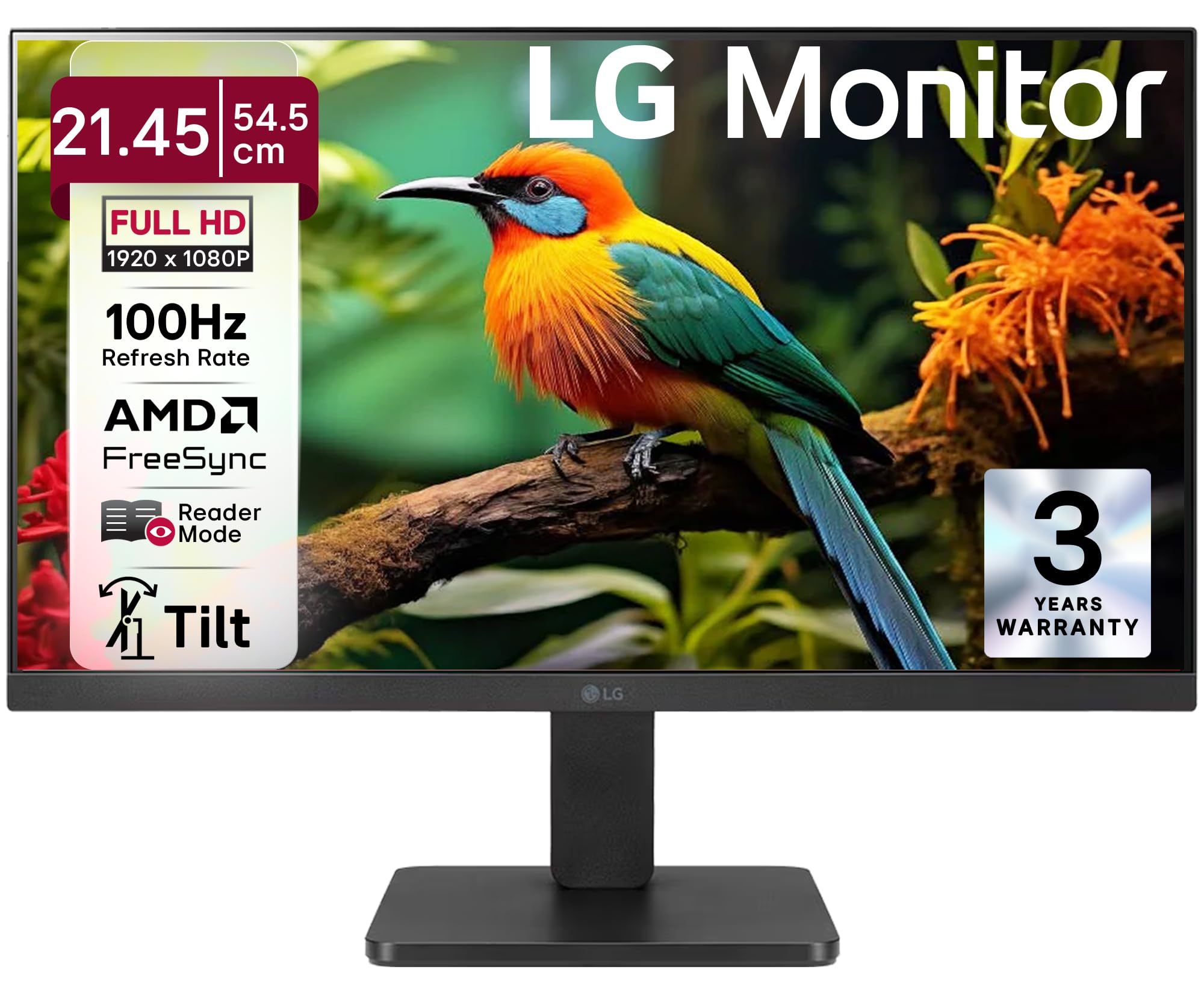 LG 22MR410-B 54.5 cm (21.45 Inch) Full HD (1920x1080) VA PC