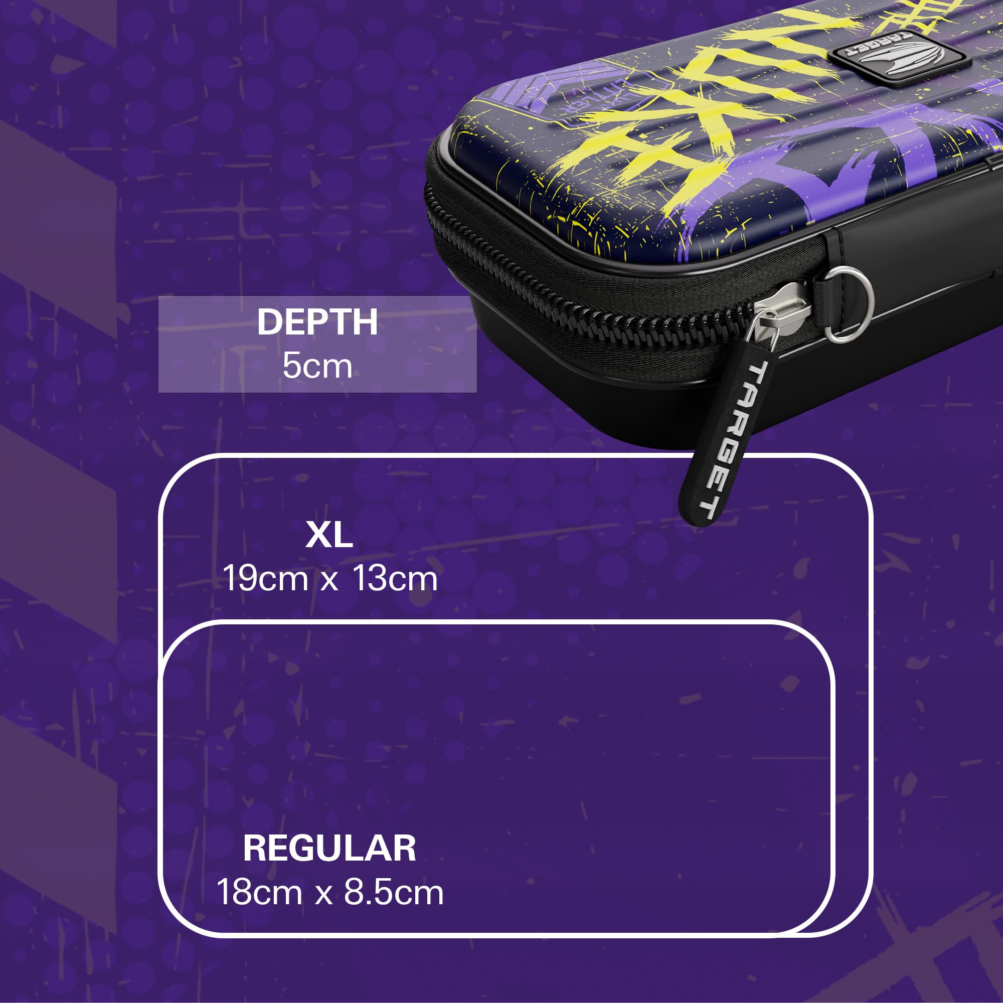 Target Darts Luke Littler Takoma Wallet – Etui na rzutki Luke Littler, uchwyt na rzutki, portfel na rzutki, etui do przechowywania zestawu rzutek, etui na rzutki "The Nuke”