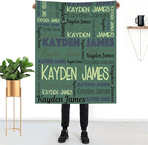 Miniatura 9 de Mantas de bebé personalizadas para niñas y niños, mantas de bebé personalizadas con nombre para niños y niñas, regalos personalizados para bebés,