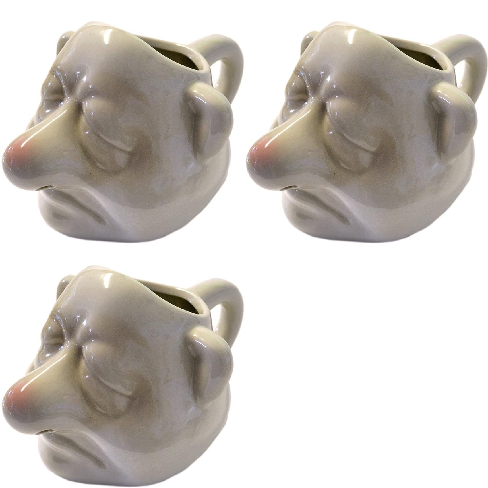 Hndhbfgrt 3X Bogey Man Egg Separator, Snot-Nose, Ceramic Egg Yolk Separator, Gadgets for Bakery, Camping, Household