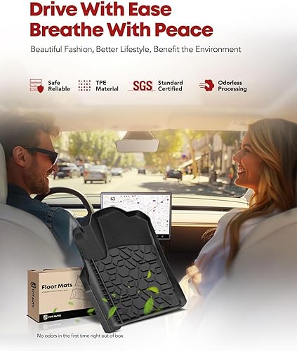 Miniatura 9 de YHTAUTO Alfombrillas para Jeep Grand Cherokee 2011-2021 Grand Cherokee 2022 Grand Cherokee WK Not L, Dodge Durango 2011-2024, alfombrillas de