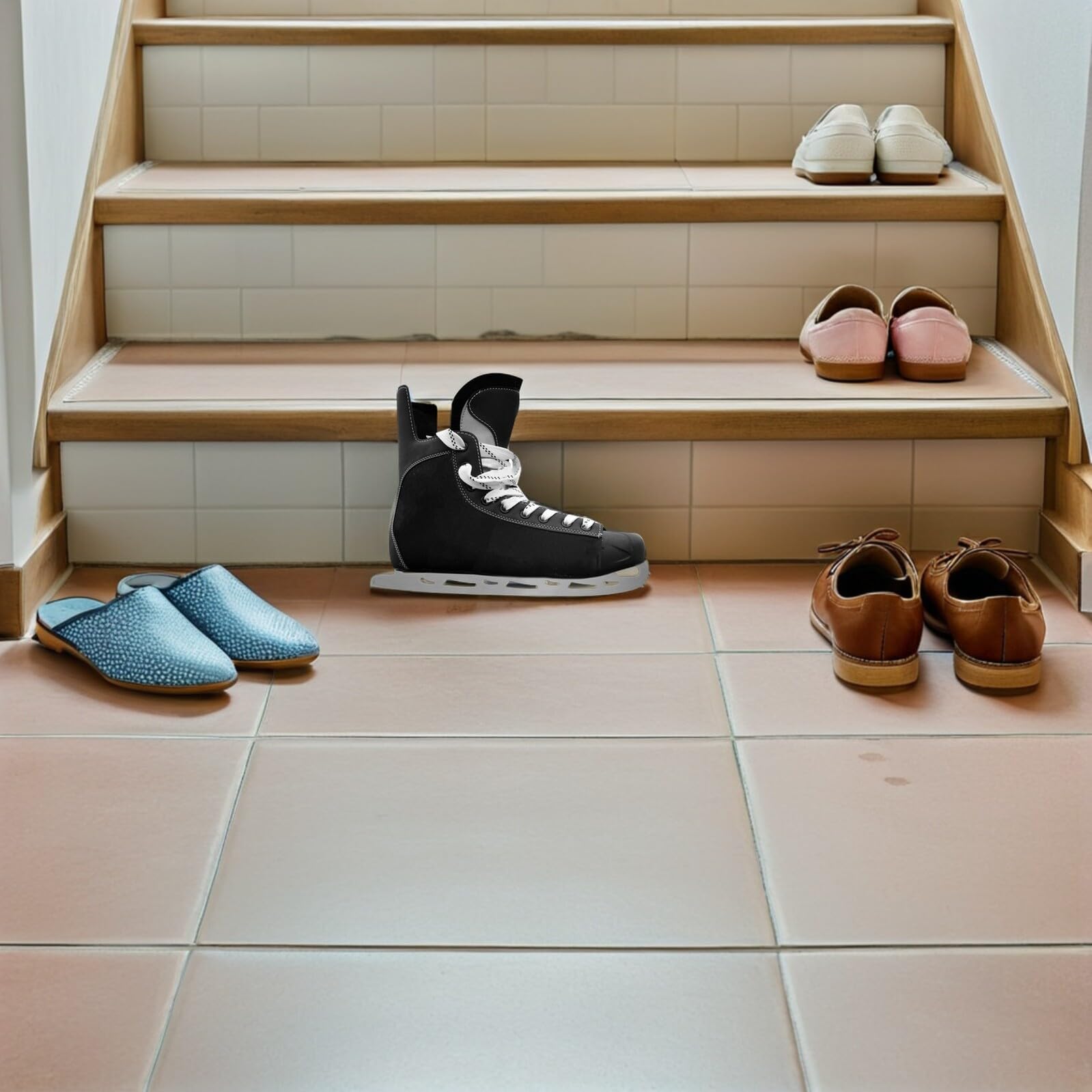 Lames Interchangeables en Acier Inoxydable 326 MM pour Patins Artistiques et Hockey sur Glace, 1 Paire, Accessoires de Rechange Légers et Précis pour Entraînement et Compétition